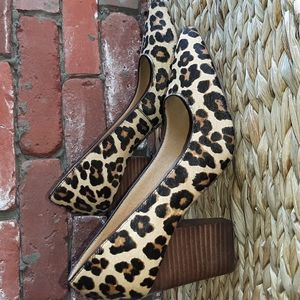 NWOT Crown Vintage leopard heels